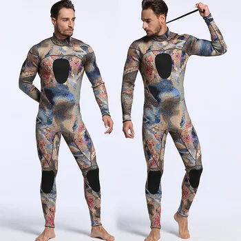 

SCR chloroprene rubber 3mm camouflage diving suit surf clothing for cold and warm men's camouflage diving suit