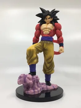 

Houng Anime Figure Dragon Ball Z 26CM Super Saiyan 4 Son Goku PVC Figure Collectible Model Toy Gift With Box