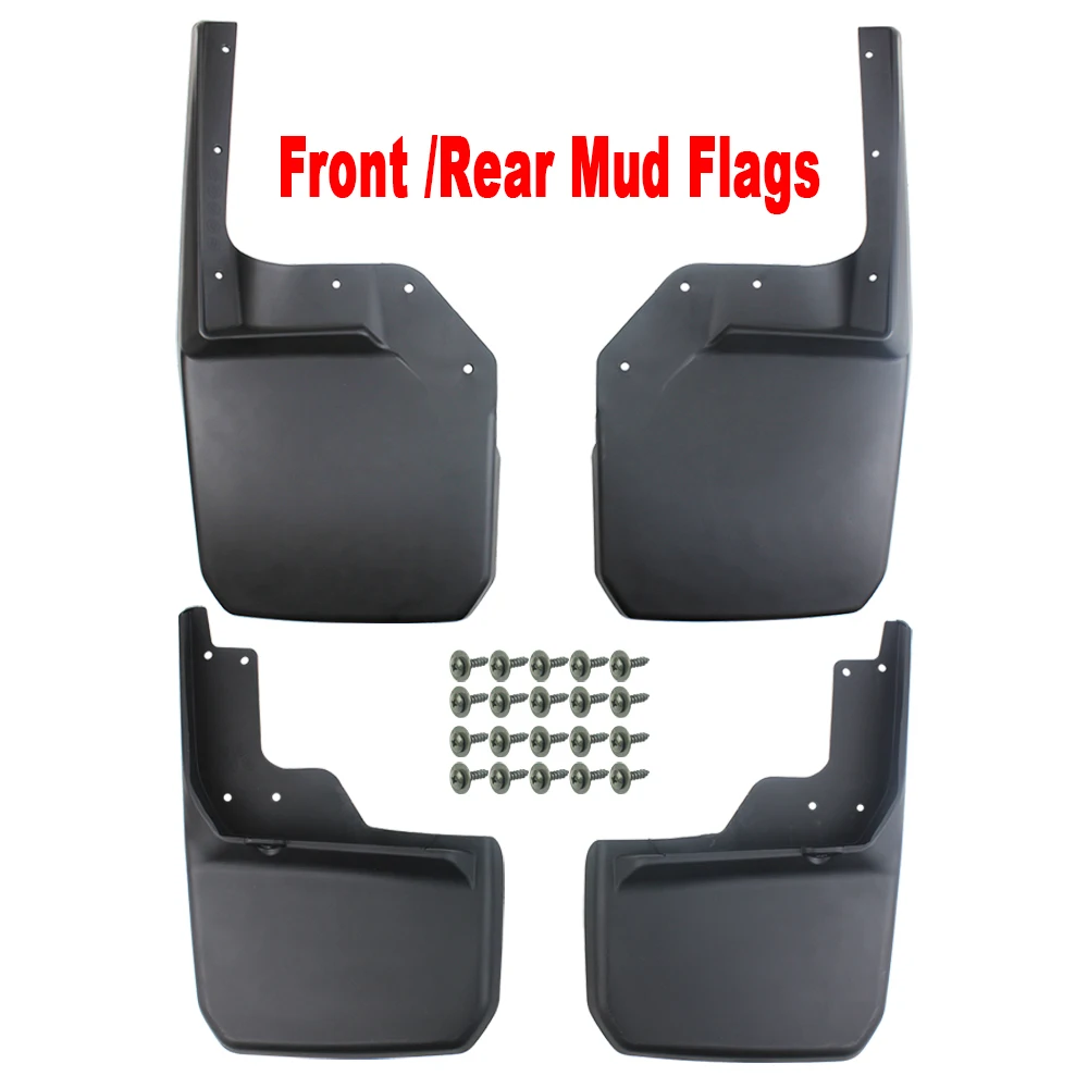 

4 X Mud Flaps Splash Guards Fender Front & Rear Mudguard For Jeep Wrangler JK 2007 2008 2009 2010 2011 2012 2013 2014 2015 2016