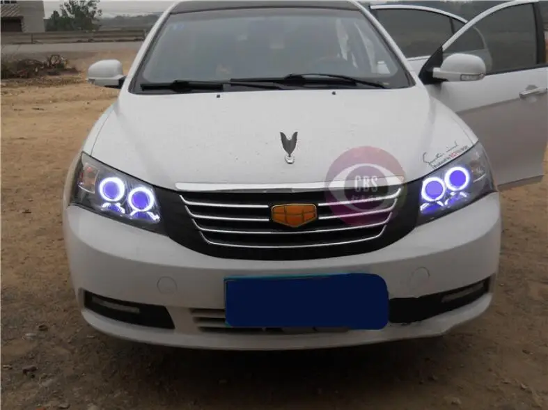 Автомобильная фара для Geely Emgrand EC7 фара EC715, EC718 EC7-RV 2009~ 2013 года DRL Bi Xenon объектив HI LO HID противотуманная фара