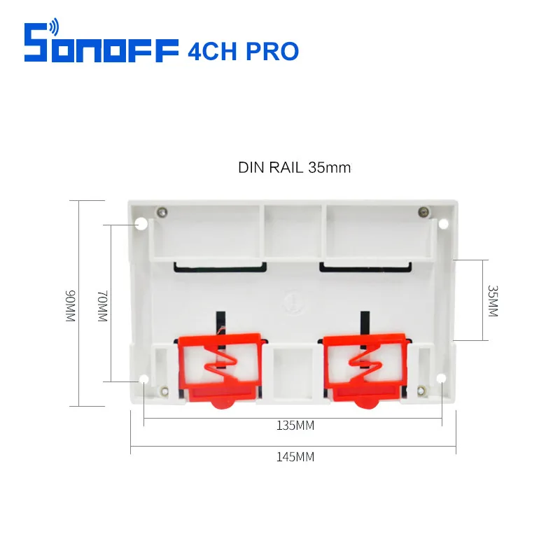 Sonoff 4ch pro-4Gang инчинг/самоблокирующийся/Блокировка 433 МГц RF WiFi беспроводной смарт-переключатель для дома автоматический светильник AC220V& DC5-24V