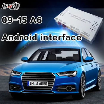 

Android 6.0 GPS navigation box for AUDI A6 2010-2016 3GMMI lvds video interface support phone mirroring , auto play