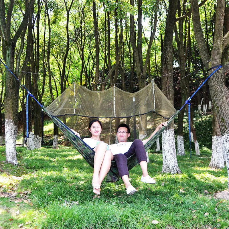 Высококачественная уличная москитная сетка нейлоновый гамак-парашют ткань для 2 человек