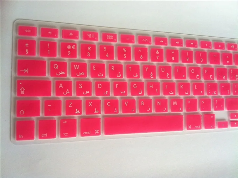ЕС арабский буквы алфавита мягкий силиконовый Персидского клавиатуры протектор Флим кожного покрова для Apple MacBook Pro 13 15 17 Air 13