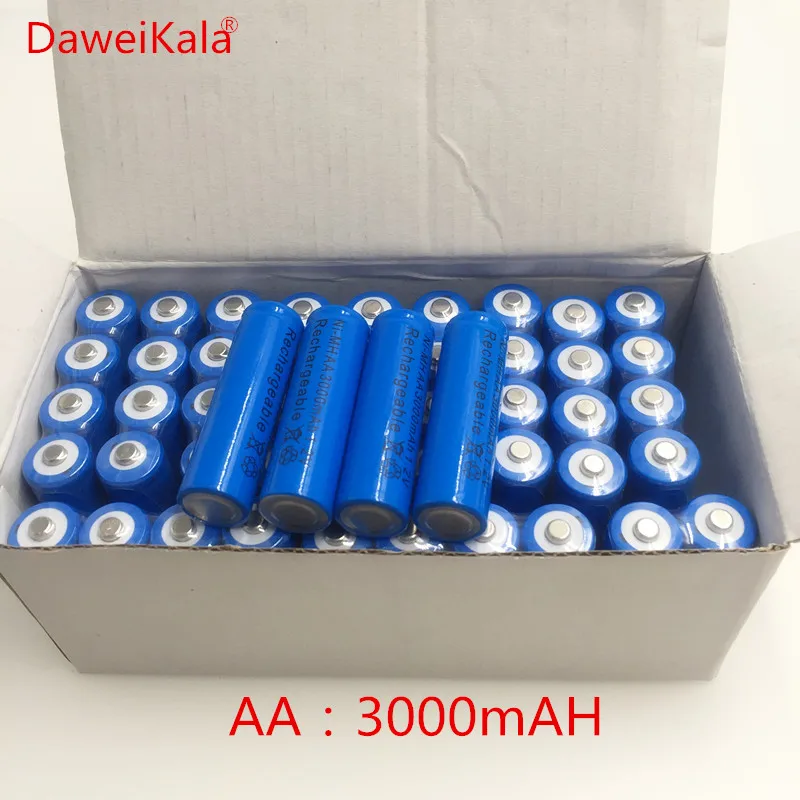 4-20 шт 3000 mAh Ni-MH 1,2 V перезаряжаемая перезарядка аккумулятора предварительно Заряженная ni-mh аккумуляторная батарея для игрушечная камера микрофон