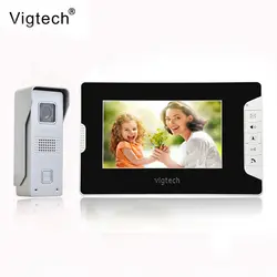 Vigtech 7 дюймов ЖК цветной видео домофон система влагостойкая ночного видения камера Домашняя безопасность Бесплатная доставка