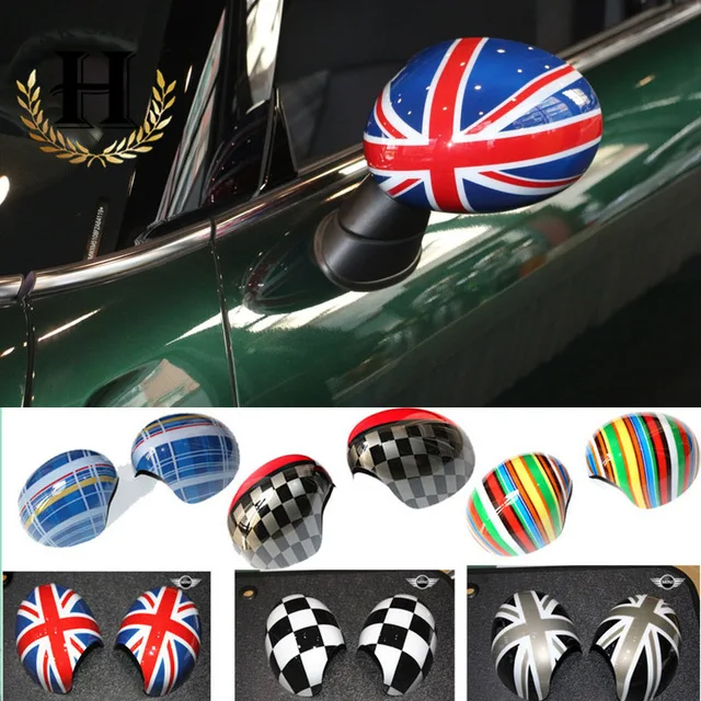 

Mini S JCW Clubman Countryman Paceman Roadster R55 R56 R57 R58 R59 R60 R61 F55 Car Rearview Mirror Cover 3-5 year no fade