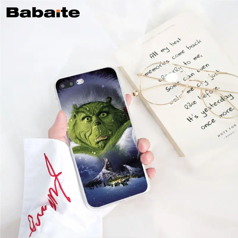 Babaite How the Green ofMonster Grinch палантин чехол для телефона с рождественским рисунком для iphone 11 Pro 11Pro Max X XS MAX 6 6S 7 8Plus 5 5S XR - Цвет: A14