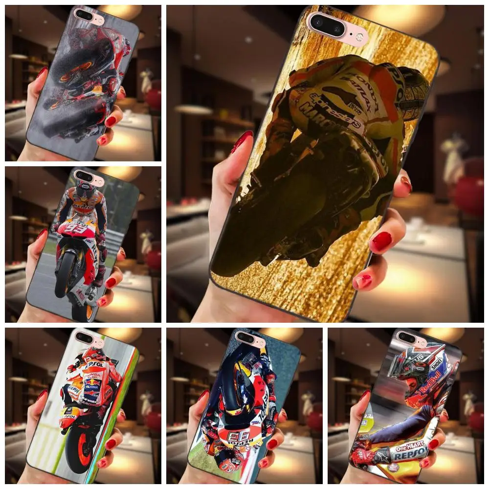 

Moto Gp Marc Marquez Soft TPU Covers Cases For Huawei Honor Enjoy Mate Note 6s 8 9 10 20 Lite Play Pro P smart