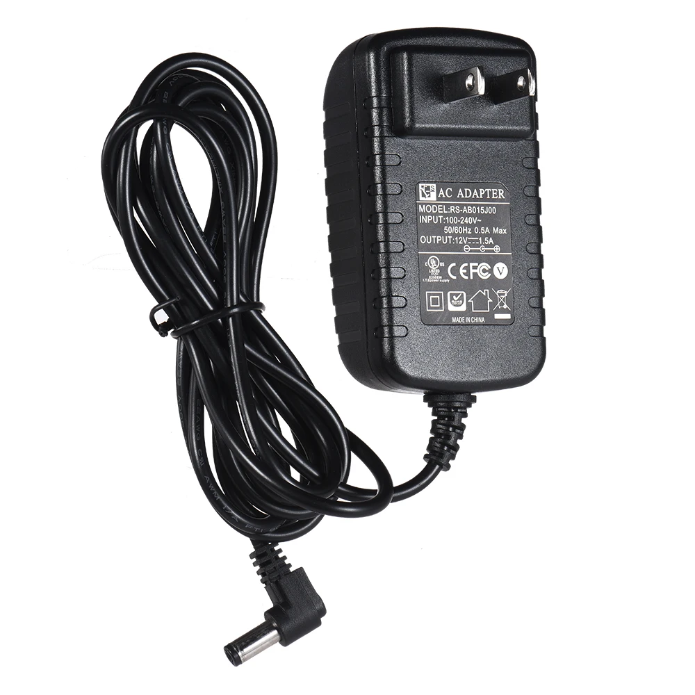 12V 1.5A AC Видео огни адаптер питания для Viltrox L116T L116B L132T L132B VL 162T светодиодный видео