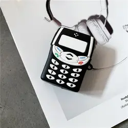 Роскошный 3D бар телефон силиконовый чехол для Apple Airpods чехол Bluetooth беспроводные наушники чехол мягкий силиконовый зарядная Коробка Чехол