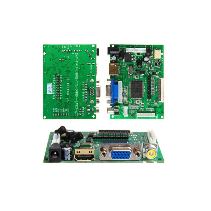 9''Inch Display for AT090TN10 Raspberry Pi LCD Screen TFT Monitor + HDMI VGA Input Driver Board Controller Free Shipping