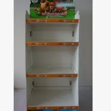 Картонные выставочный стенд/бумаги дисплей, показывающий полки