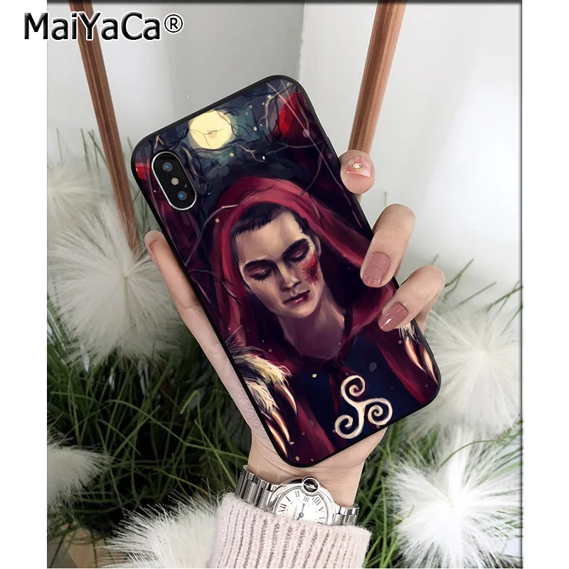 Мягкий силиконовый чехол для телефона MaiYaCa Teen Wolf из ТПУ для Apple iPhone 8 7 6 6S Plus X XS MAX 5 5S SE XR Чехол для мобильного телефона s - Цвет: A16