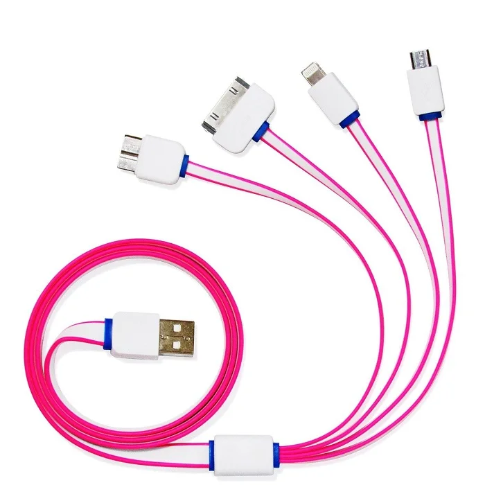 Cheap New 2015 Universal 4 in 1 USB Charger Phone Multi Cable Charging