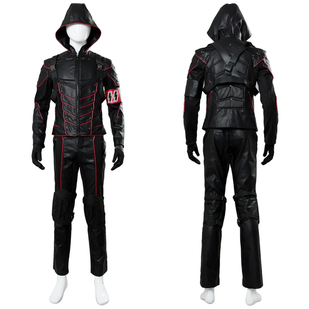 

Hot Movie Arrow Cosplay Dark Arrow Tommy Merlyn Costume Adult Men Women Full Suits Outfit Halloween Carnival Cosplay Costumes