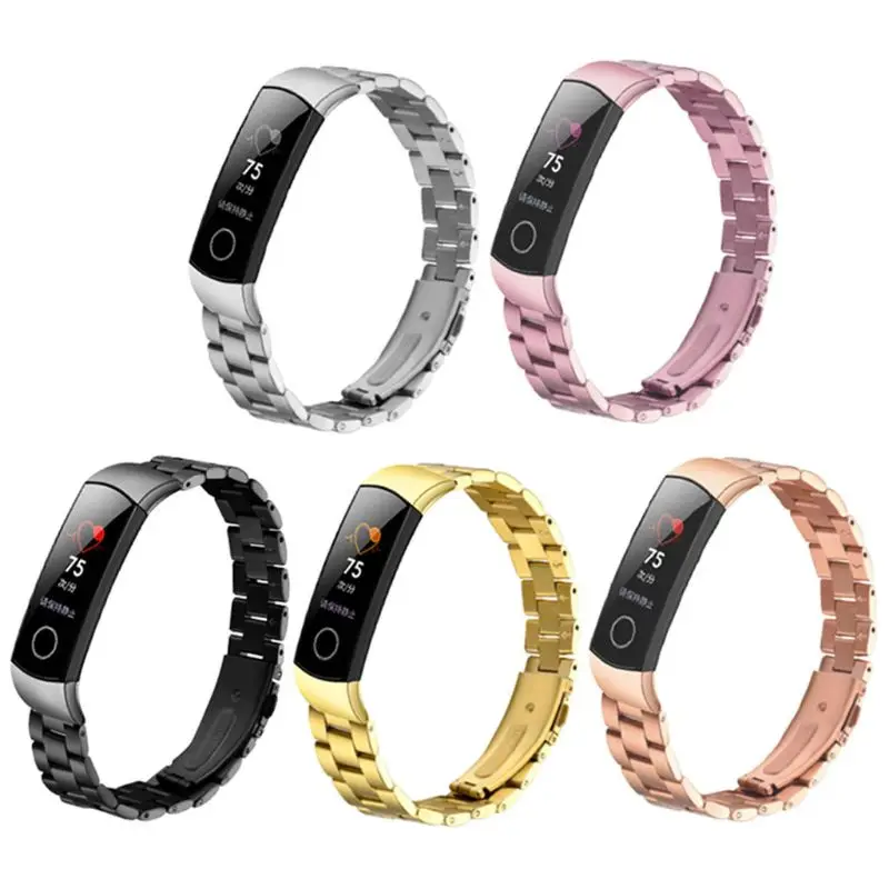 

Metal Watch Band For Huawei Honor Band 4 Strap Metal Steel Wristband Huawei Band 4 Wrist Strap Stainless Steel Bracelet Replace