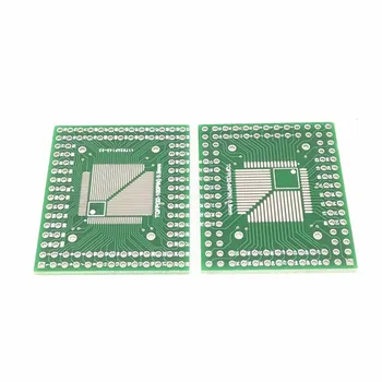 

5pcs QFP/FQFP/TQFP32/44/64/80/100 LQFP SOP Turn DIP 0.5/0.8mm Adapter Board