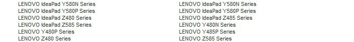 HSW Новый 9 ячеек батарея для ноутбука LENOVO G480 G485 G585 G580 Y480 Y480N Y485