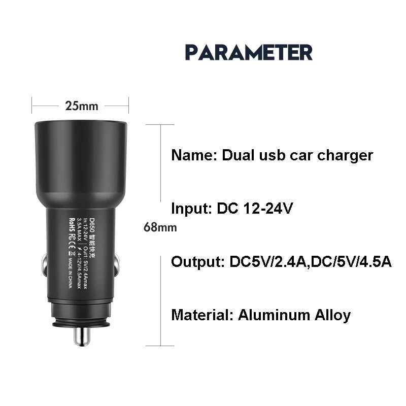 Supercharge VOOC QC3.0 Dash Charge Multi-protocol Intelligent Fast Car Charge For iPhone SAMSUNG HUAWEI XIAOMI OnePlus 6 5T 3T (2)