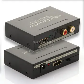 

HDMI to HDMI 4K*2K+SPDIF+RCA Stereo L/R Analog Audio Converter Extract Splitter
