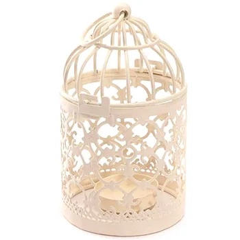 

Europe Iron Candle Holder Hollow Candlestick Ornaments Crafts Wedding Gifts Creative Lantern Candle Home Decoration Accessories