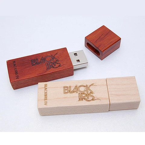 Box Pendrive 16GB 32GB 5pcs/Lot Free Engrave Custom Wooden USB 2.0 Flash Drive 