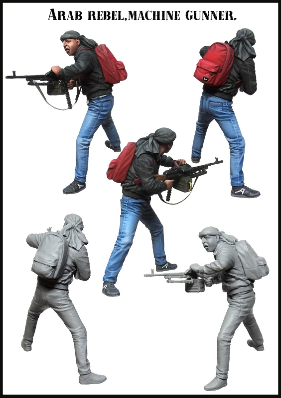 

[tuskmodel] 1 35 scale resin model figures kit E146