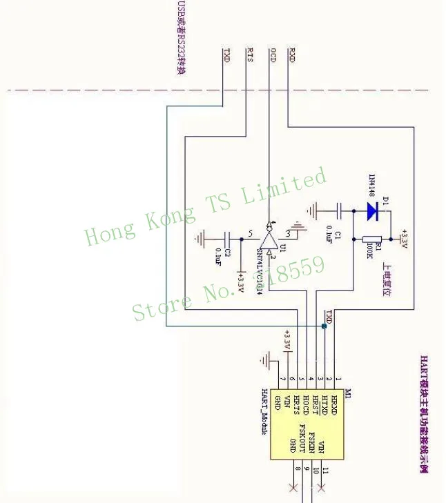 DS8500 для модуля HART для модема Hart для оценки цепи для протокола Hart HART2012M хост рабы применимы