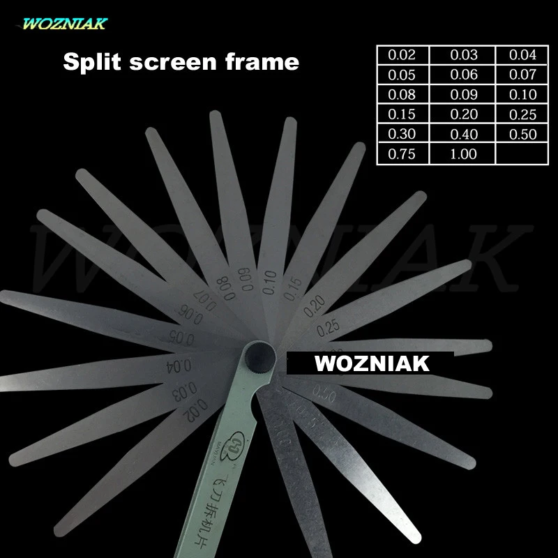 

Wozniak For Samsung EDGE curved Lcd screen mobile phone special box removal tool Multi specification Remove the box Sheet steel