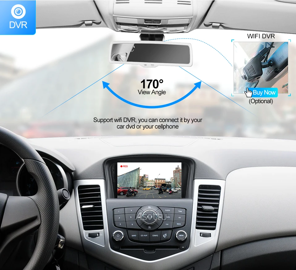 Cheap Asottu ZLKLZ7060 2G+32G Android 8.1 car dvd radio player For Chevrolet Cruze 2008 2009 2010 2011 2012 car dvd gps stereo player 13