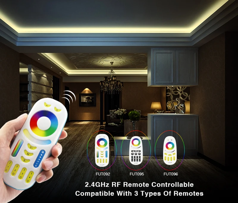 Miboxer2.4G RF беспроводной пульт дистанционного управления одноцветная Цветовая температура RGB RGBW RGB+ CCT контроллер светодиодной ленты WiFi iBox умный светильник FUT039