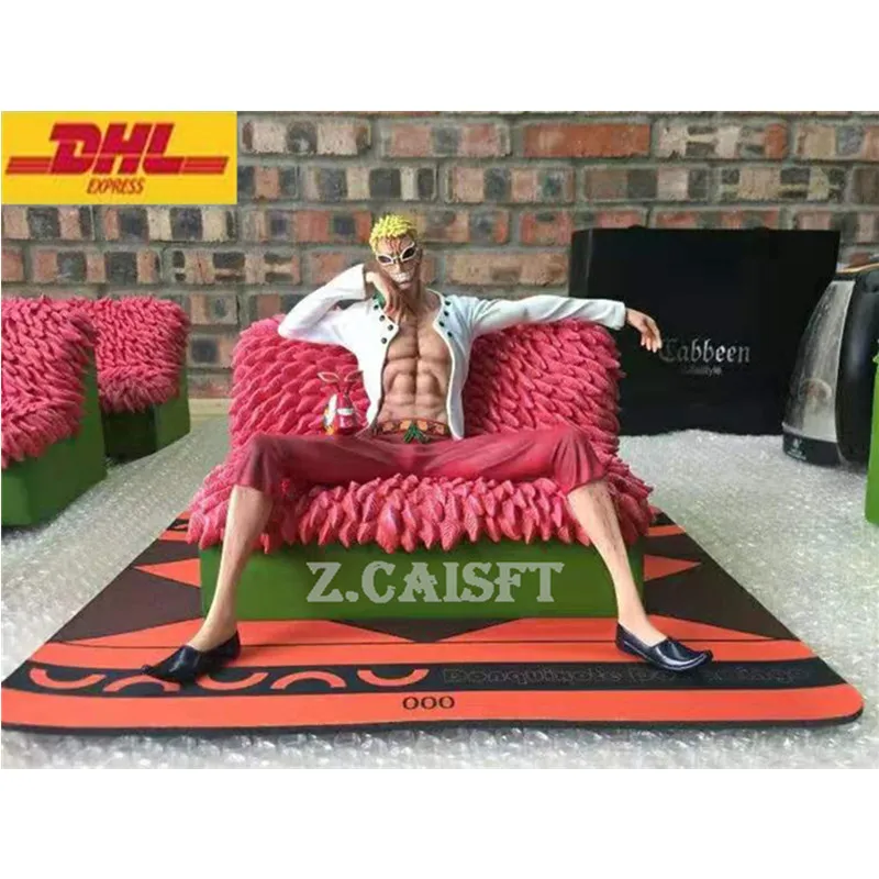 

25CM Statue ONE PIECE Donquixote Doflamingo GK Seven Warlords Of The Sea Bust Action Figure Collectible Model Toys BOX H45