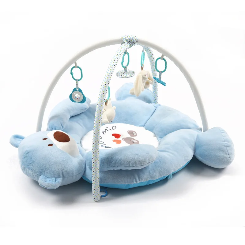 Музыкальный медведь, детское одеяло, тканевая стойка для фитнеса, игровой коврик для ползания, развивающие игрушки для детей 0-12 Months1-2Years
