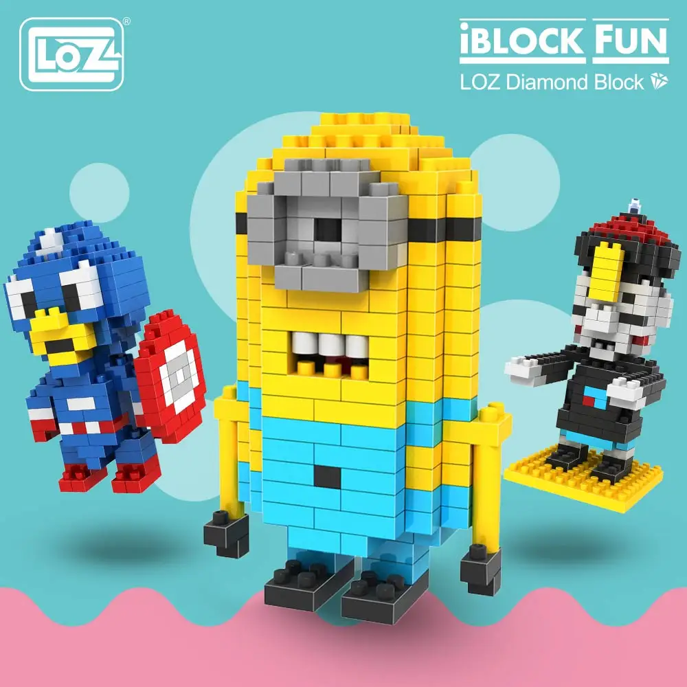 

LOZ Diamond Building Blocks Bricks Pixels Figure Action Figure Anime Plastic Assembly Toys Children Model Mini Mirco Brick 9309