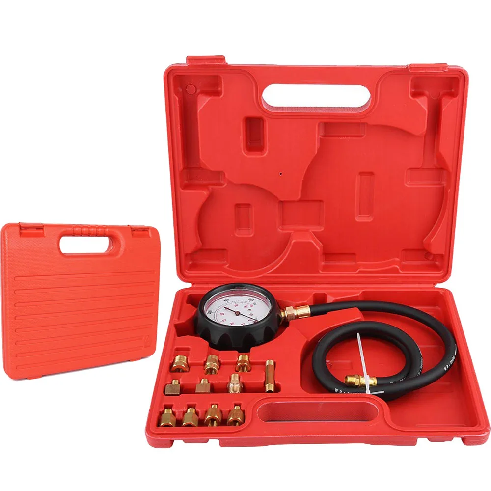 

TU-11A Universal Car Engine Oil Pressure Tester Gauge Kit 0~500 psi Auto Pressure Tester fit Diesel / Petrol Garage Tool