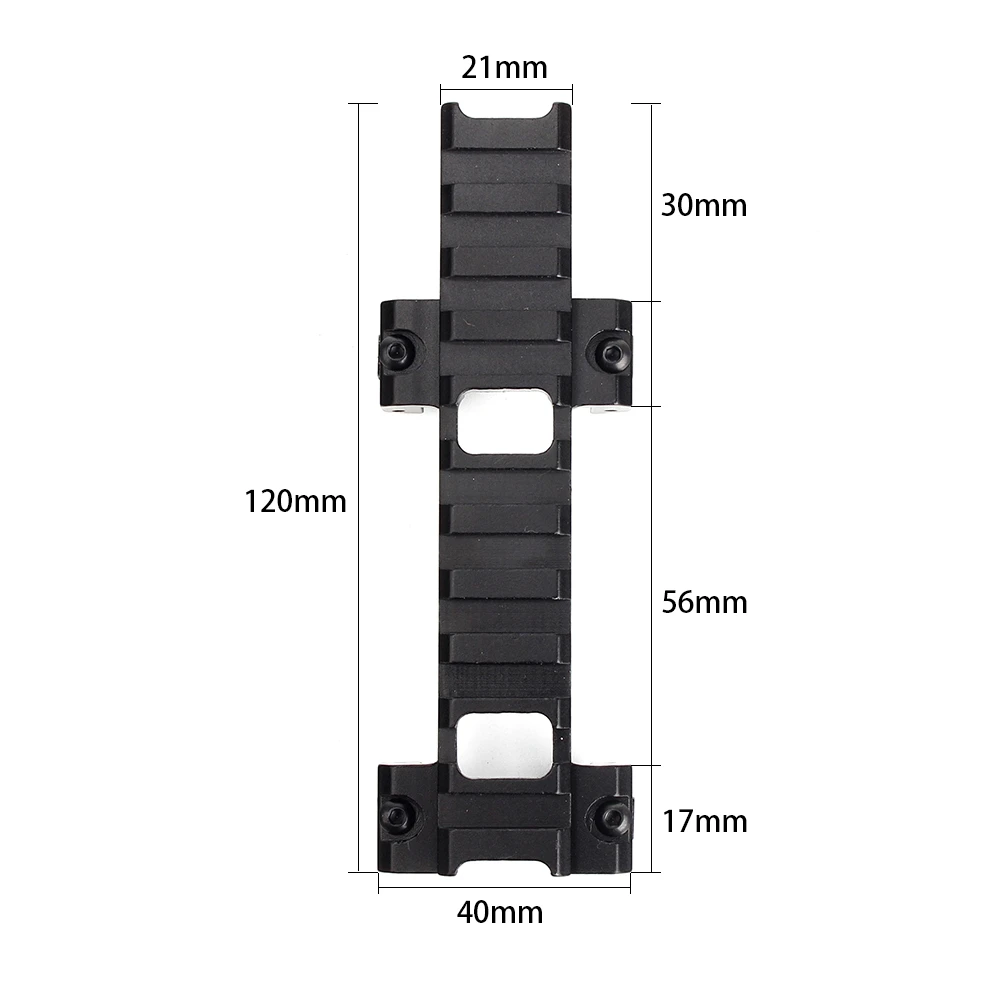 الصيد MP5 G3 21 مللي متر Picatinny ويفر السكك الحديدية محول نطاق السكك الحديدية قاعدة نموذج 3 ثنائي الاتجاه المشبك جبل الانظار