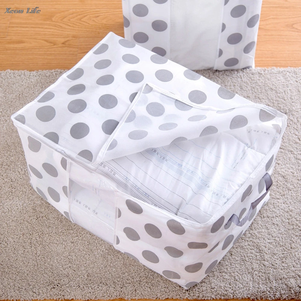 Новая горячая Нетканая ткань складная сумка для хранения одежды одеяло шкаф Органайзер для свитера коробка, мешочек