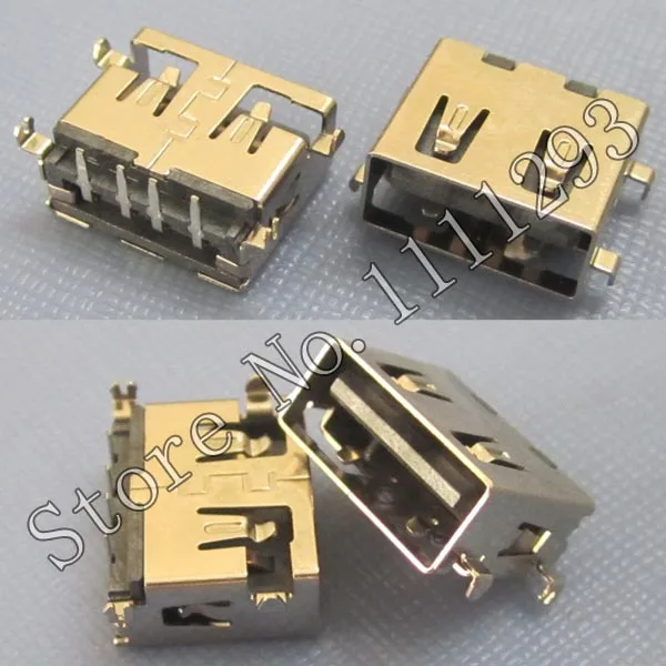 20pcslot JACK-USB  USB2.0 Connector USB Jack for Acer Lenovo Laptop etc USB Ports