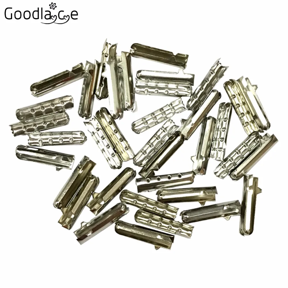 

12 PCS Set Metal Aglets DIY Shoelaces Repair Shoe Lace Tips Replacement Head