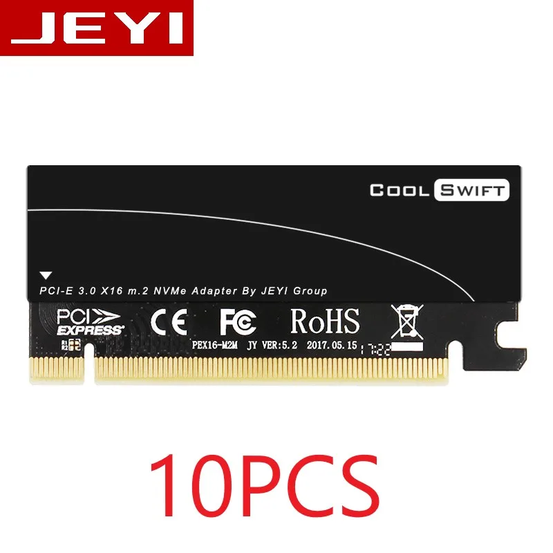 

JEYI Black CoolSwift NVME SSD 128G 256G SSD PCIE3.0 X2 X4 GEN3 m,2 NVME 3D TLC FLASH PCI-E 3.0 m.2 Marvell Chip U.2 SSD Internal