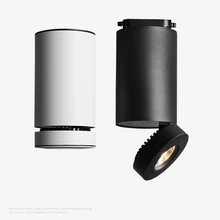 85-265Vac вход CREE COB Высокая база вращающийся, складной потолочный поверхностный монтаж, Трек Светодиодный точечный светильник для покраски, торговый центр