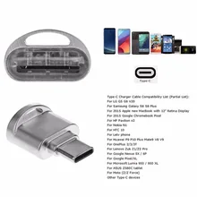 USB 3,1 type C Micro SD TF устройство для чтения карт памяти OTG адаптер для samsung S8 LG G6 Xiaomi huawei P9 P10 MacBook Chromebook OnePlus