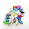 Colorful glass Crystal Silver claw 8 sizes nice colors horse eye Navette Marquise shape Sew on rhinestones garment bags diy trim ► Photo 3/6