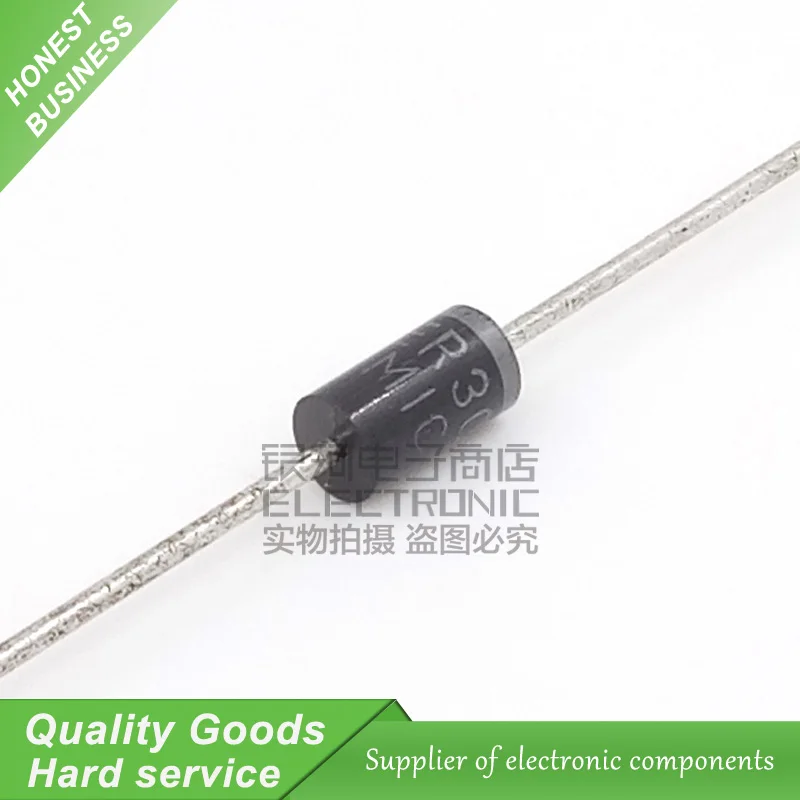 

50PCS BY255 Rectifier Diode 3A 3000mA 1300V DO-201 New Original Free Shipping