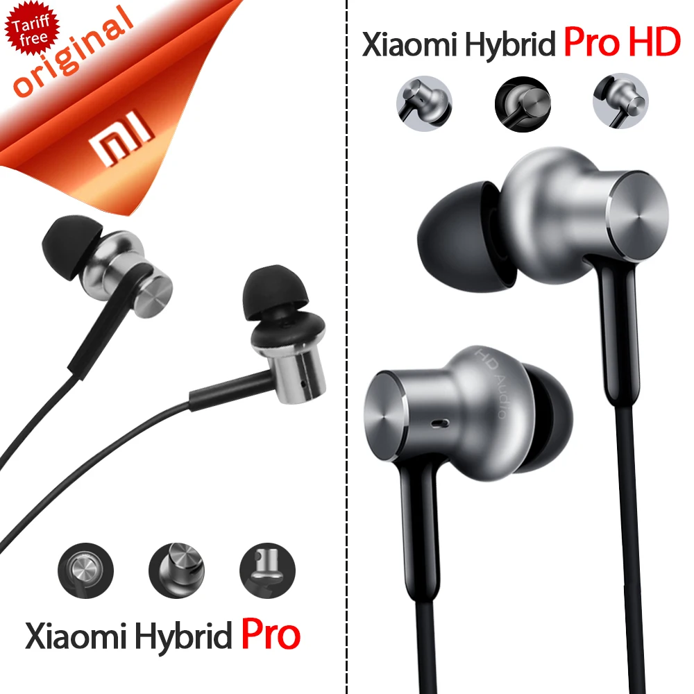 

Original Xiaomi Hybrid Pro HD Earphone Circle Iron Wired Xiaomi Headset Noise Reduction for Redmi Mi In-Ear Earphones Pro HD
