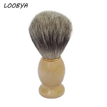 Кисточка для бритья мужчин с деревянной ручкой из барсуковых волос