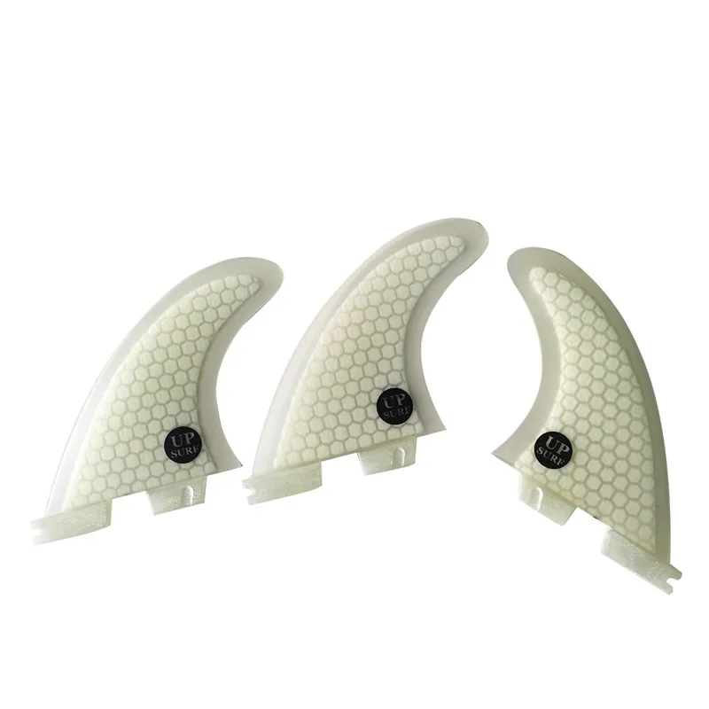 

2019 New FCSII G5/G7 M/L Size Surfboard White color Honeycomb Fins Tri fin set FCS 2 Fin Hot Sell FCS II Fin Quilhas