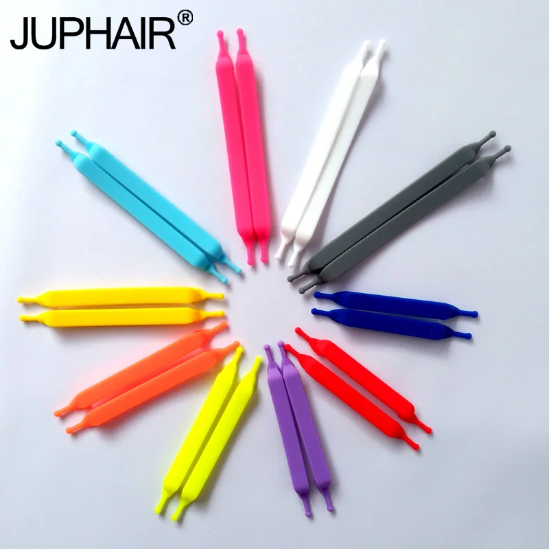 

JUP1-50 Sets(20Piece/Set) Multi-color Fashion Unisex Women Men Athletic No Tie Shoelaces Silicone Elastic Laces All Sneakers Fit