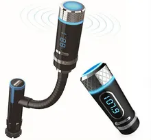 Wireless Bluetooth FM Transmitter With Car Charger Adapter Cigarette Lighter for smartphone And Bluetooth Device